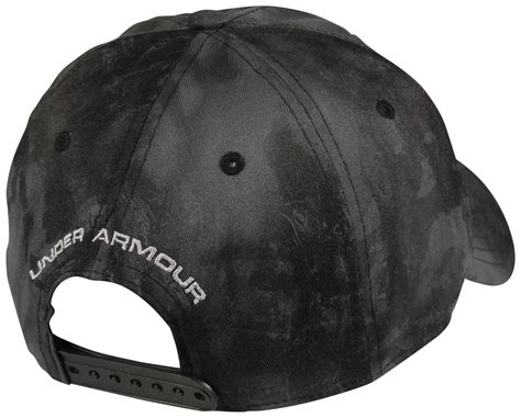 Under Armour Camo Hat - Black / Steel Medium Heather For Sale at ...