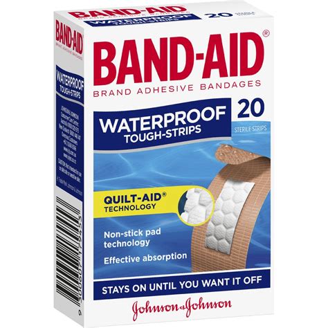 Band-Aid Brand Waterproof Tough Strips 20 Pack | BIG W