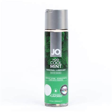 JO H2O Cool Mint Water Based Lubricant 4oz Sex Lube Walmart
