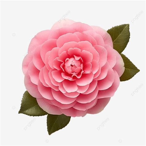 Camellia Japonica Debutante Nature Petals Beauty Png Transparent