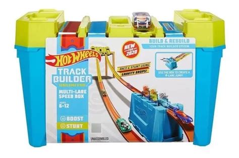 Hot Wheels Caixa De Pistas Multiplas Track Builder Flk Mercadolivre