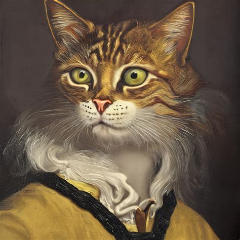 Renaissance Cat by sarigulgd on DeviantArt