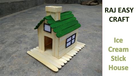 How To Make Popsicle Stick House Youtube