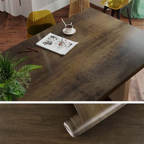 Amazon Veelike X Brown Wood Grain Contact Paper Wood