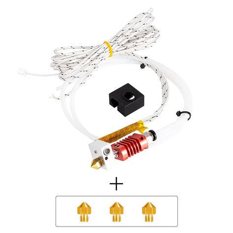 Buy Mk Extruder Hot End Kit Mm Nozzle With Aluminum Heating Block Ntc K Ohm Thermistor