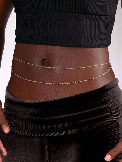 Cadenas Para La Cintura De Bikini Sexy Cadenas Sencillas Para El Vientre Del Bikini