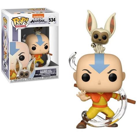 Фигурка Funko Pop Avatar The Last Airbender - Aang with Momo / Фанко ...