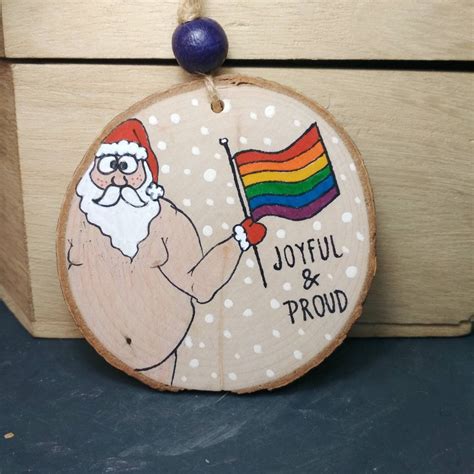 Gay Pride Christmas Gift Gay Ornaments Lgbtq Pride Etsy