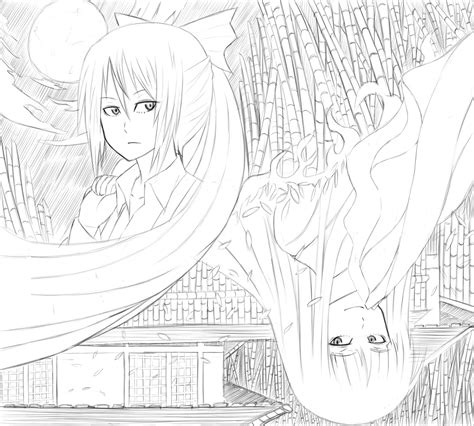 Mokou And Kaguya By Mokou Tan On Deviantart