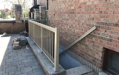 Custom Aluminum Walkout Basement Railing Systems - WATERLOO RAILINGS