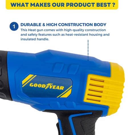 Goodyear Electric Hot Air Heat Gun 2000W At 1249 Piece Hot Gun In Jalandhar ID 2851940377397