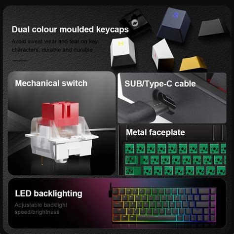 Teclado Mec Nico Gamer E Yooso Z Rgb Hot Swap Teclas Estilo E Precis O Shopee Brasil