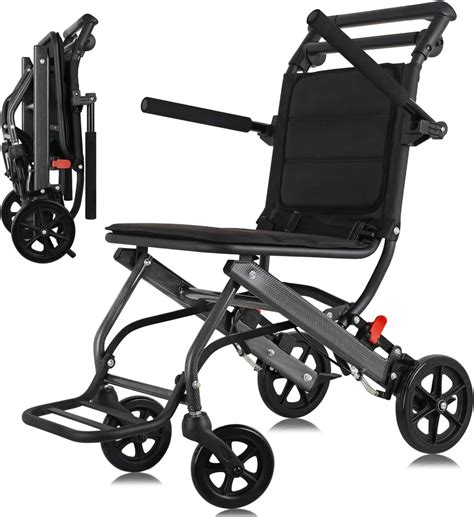 Amazon Mujocooker Transport Wheelchair Lightweight Foldable