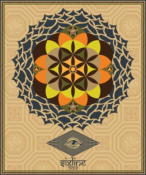 Flower of Life Mandala by sixlinepunk on DeviantArt