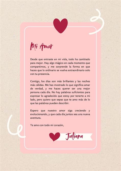 plantilla  carta de amor en canva