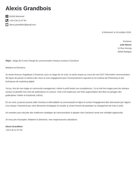 Lettre Motivation Pour Stage Exemple De Lettre En Word Nouvelle Lettre