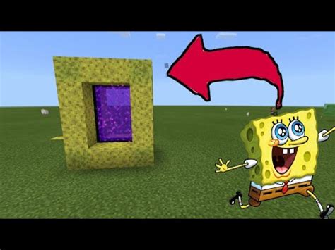 CARA MEMBUAT PORTAL BIKINI BOTOM SPONGEBOB MINECRAFT PE YouTube