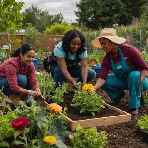 Premium Photo Multicultural Community Helpers