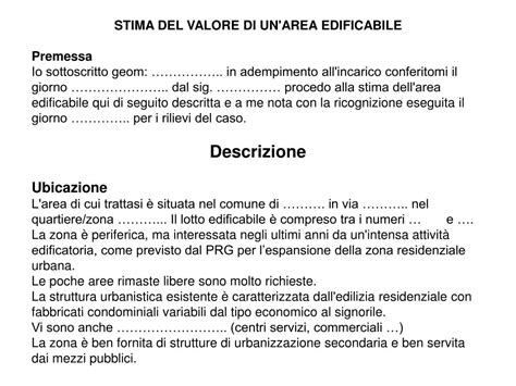 PPT - ITG A. POZZO LEZIONI DI ESTIMO Stima delle aree edificabili ...