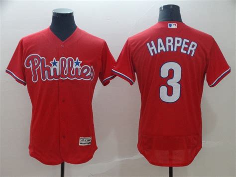 2019 Mens Philadelphia Phillies 3 Bryce Harper Flexbase Baseball Jersey