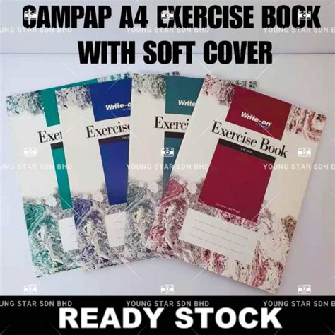 Campap Write On A4 Exercise Book 70gsm Lazada