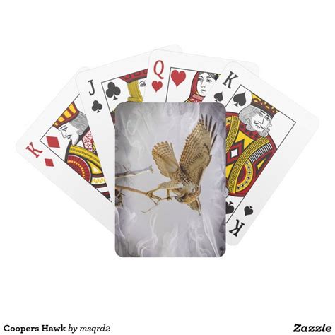 Coopers Hawk Playing Cards | Zazzle | Cooper's hawk, Cooperation, Cards