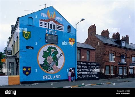 The Falls Road Catholic Community Belfast County Antrim Northern