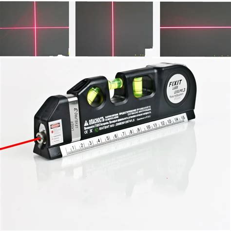 Laser Level Meter Horizon Vertical Measure Ft Aligner Standard Metric