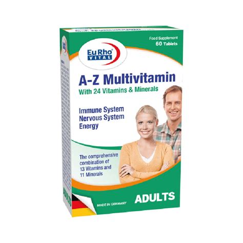 Eurho Vital A Z Multivitamin 60s Tab Al Thiqa Pharmacy