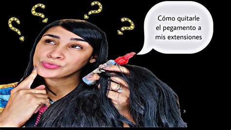 Cómo quitar el pegamento de las extensiones lilimpieza