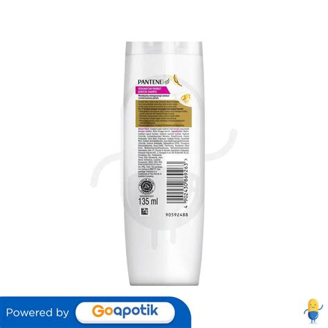 Pantene Pro V Perawatan Rambut Rontok Shampoo Ml Kegunaan Efek