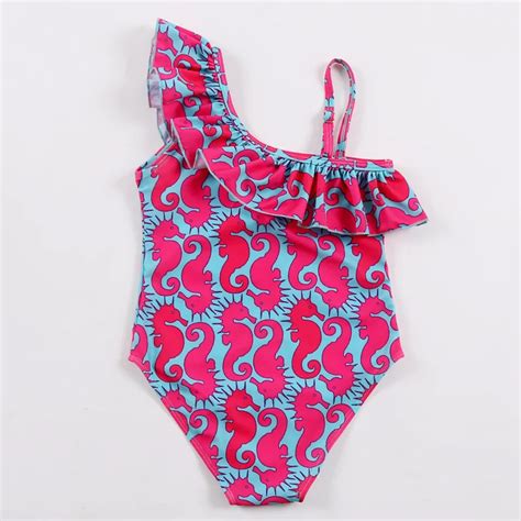 Buy 2018 Bikini 3 8t Girl Kids Swimsuit Seahorse
