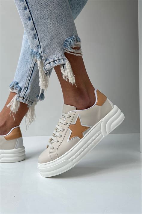 Kadın Spor Ayakkabı BEJ NUDE