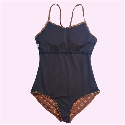 Louis Vuitton Lv Monogram One Piece Swimsuit Beach Babe Bikini