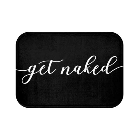 Get Naked Shower Curtain Bath Decor Funny Curtain Onyx Prints