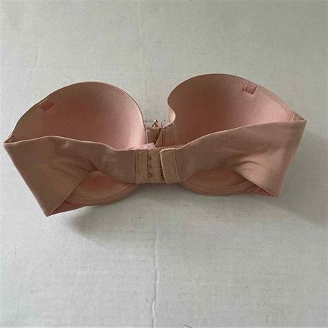 Victorias Secret Nude Strapless Bra Gem