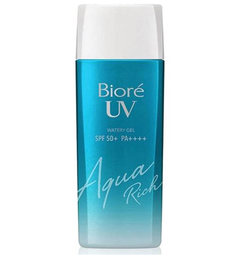 Солнцезащитный крем для лица Biore Aqua Rich SPF 50 PA+++ 50 или 90 мл ...
