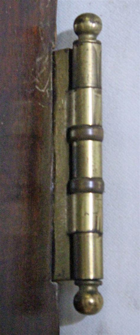 Large Pair of Solid Mahogany Estate Doors with Bronze and Copper