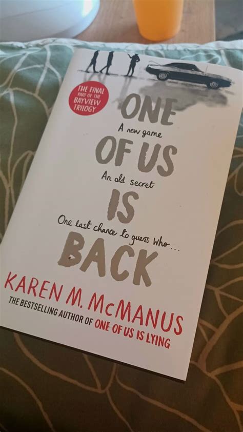 One Of Us Is Back | Inspirational books to read, Book reading journal