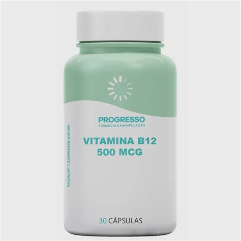 Vitamina b12 500 mcg 30 cápsulas no Shoptime