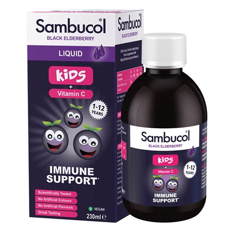 Sambucol Kids Liquid 230ml - Natural Health Products