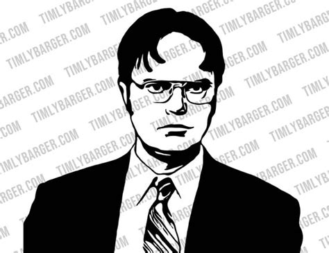 Dwight Schrute The Office Download Png And Svg Etsy