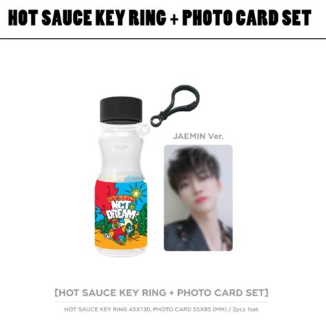 Nct Dream Hot Sauce Keyring Photocard Set Kr Multimedia