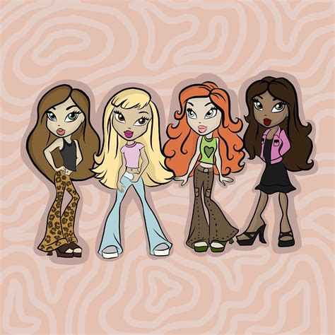 Group Bratz Doll Cartoons Of You And Your Friends Etsy