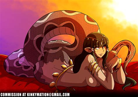 Lamia Commission By Kinkymation Hentai Foundry