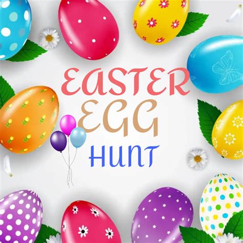 Easter Egg Hunt Template Postermywall