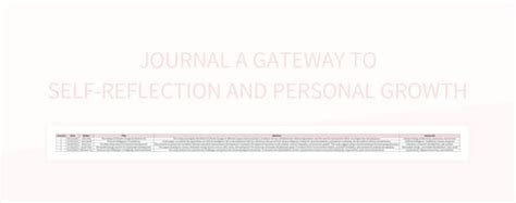 reflection templates  google sheets  microsoft excel