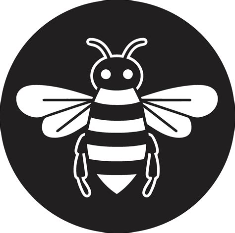 Buzzing Bee Icon Bee Crowned Emblem 32637157 Vector Art At Vecteezy