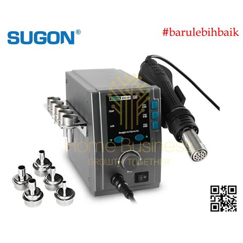 Jual Sugon D D Smd Rework Station Digital Blower Hot Air Solder Uap Shopee Indonesia