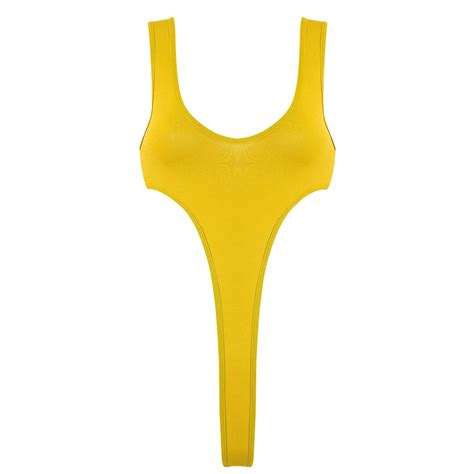 Women See Through Bodysuit Bikini Swimsuit High Cut Ubuy India